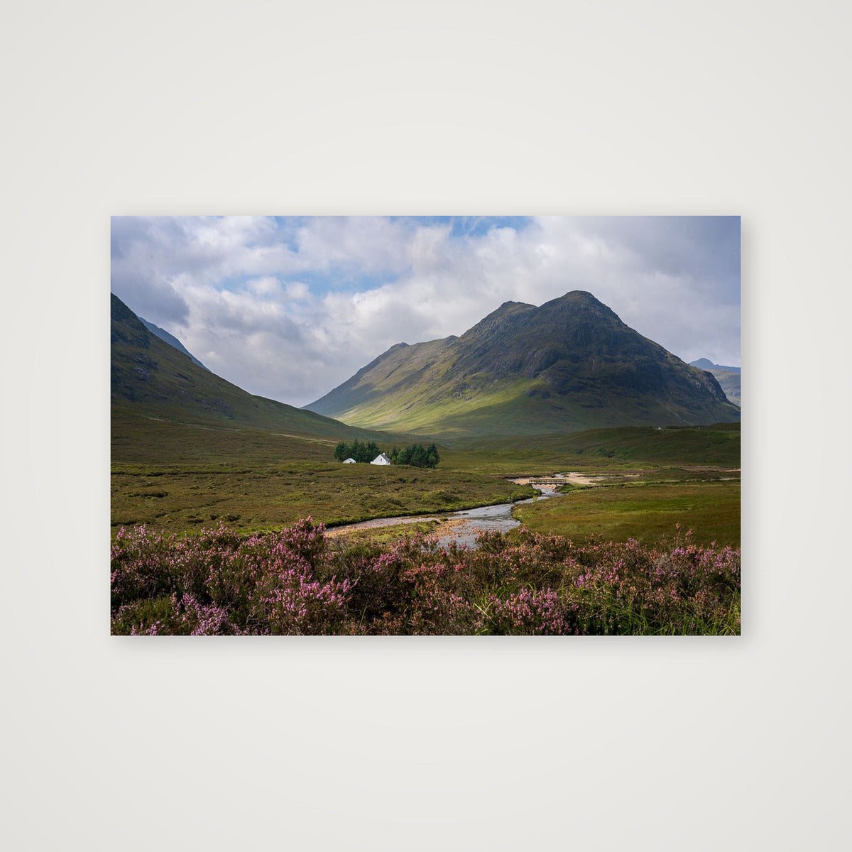 The Wee White House of Glencoe — 91×61cm, 36×24" Print only