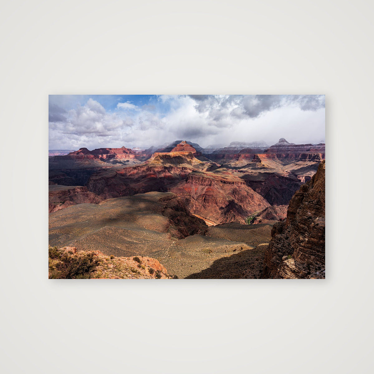 Grand Canyon in Snow and Sun — 30×20cm, 12×8" Print only